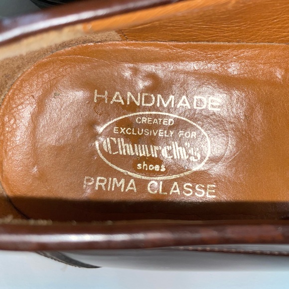 Church’s Men’s Brown Leather Tassel Loafers Size 11M - Picture 2 of 10